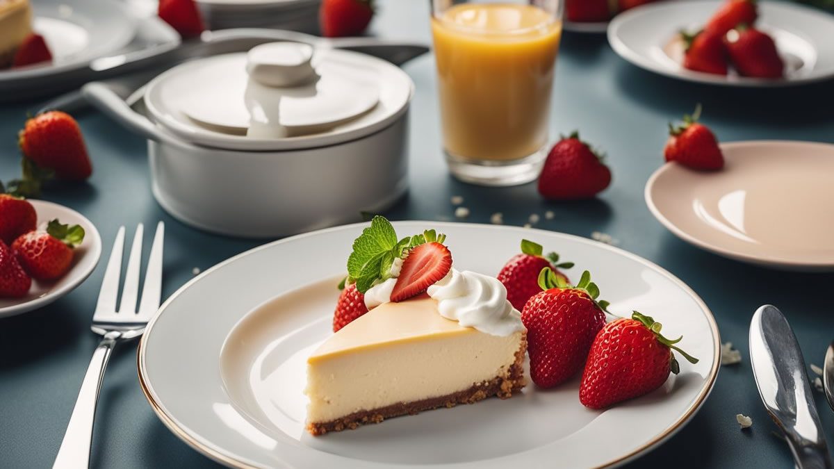 Sobremesa de Cheesecake de Morango